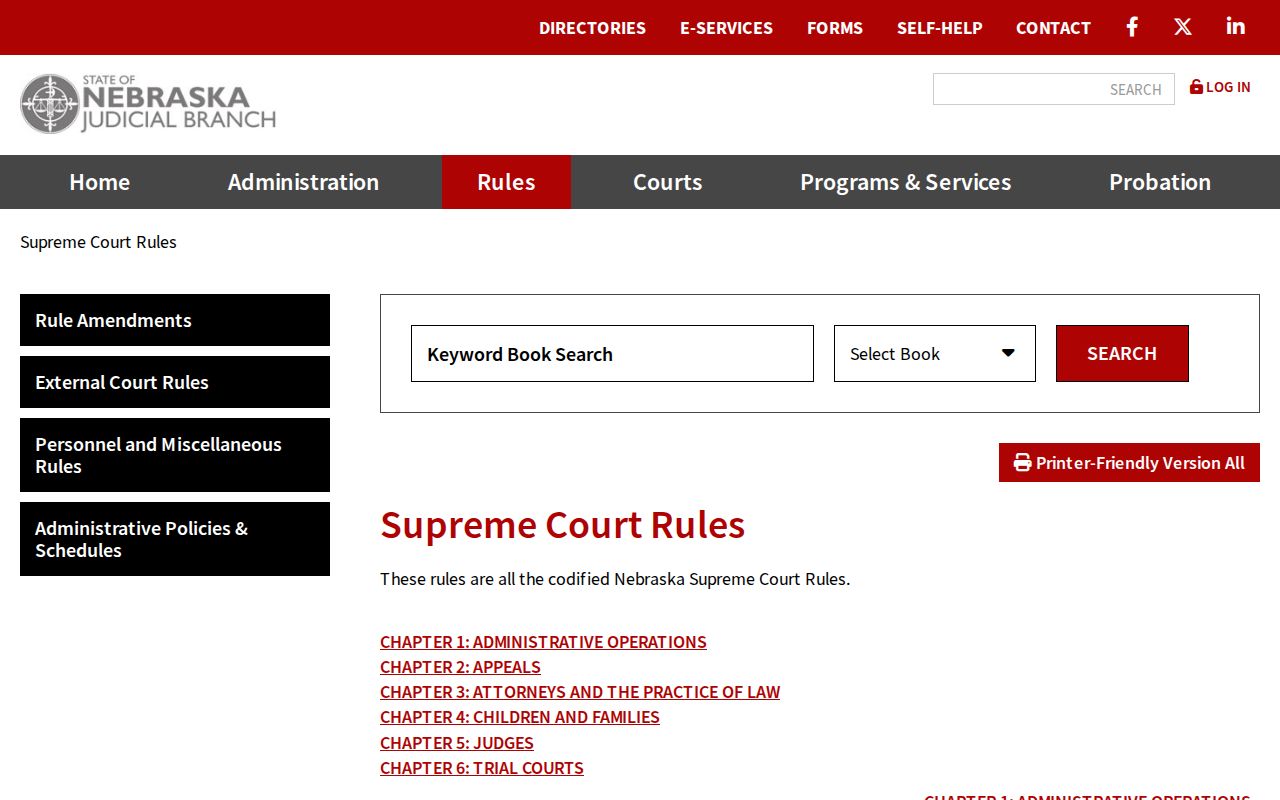 Auburn criminal court records access rules from Nebraska courts
